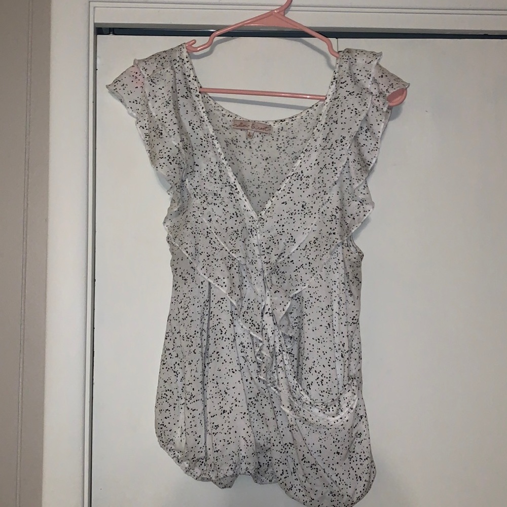 Willow & Root Ruffled Wrap Tank Top